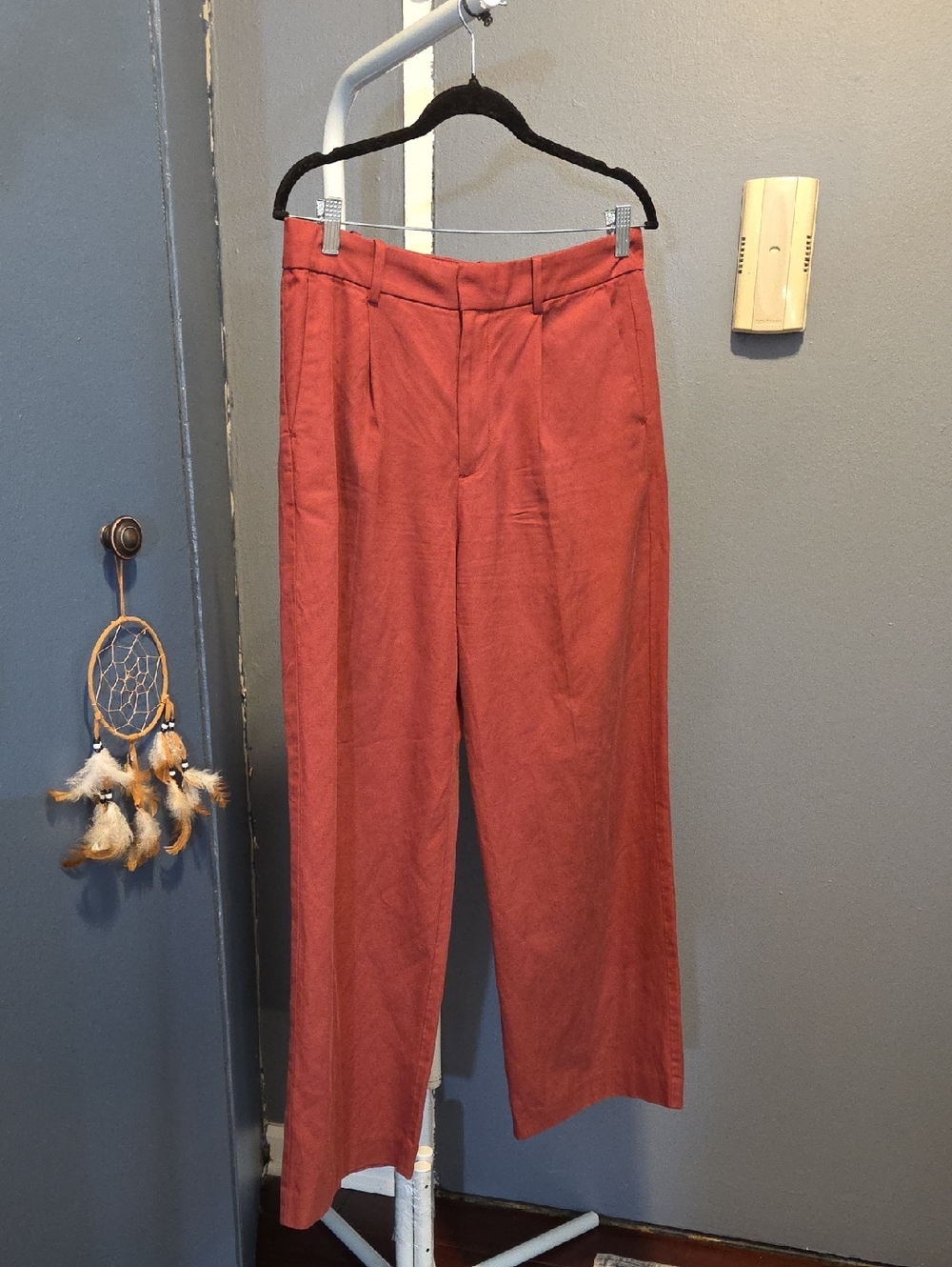 Madewell Women's Straight-Leg Chinos in Rust